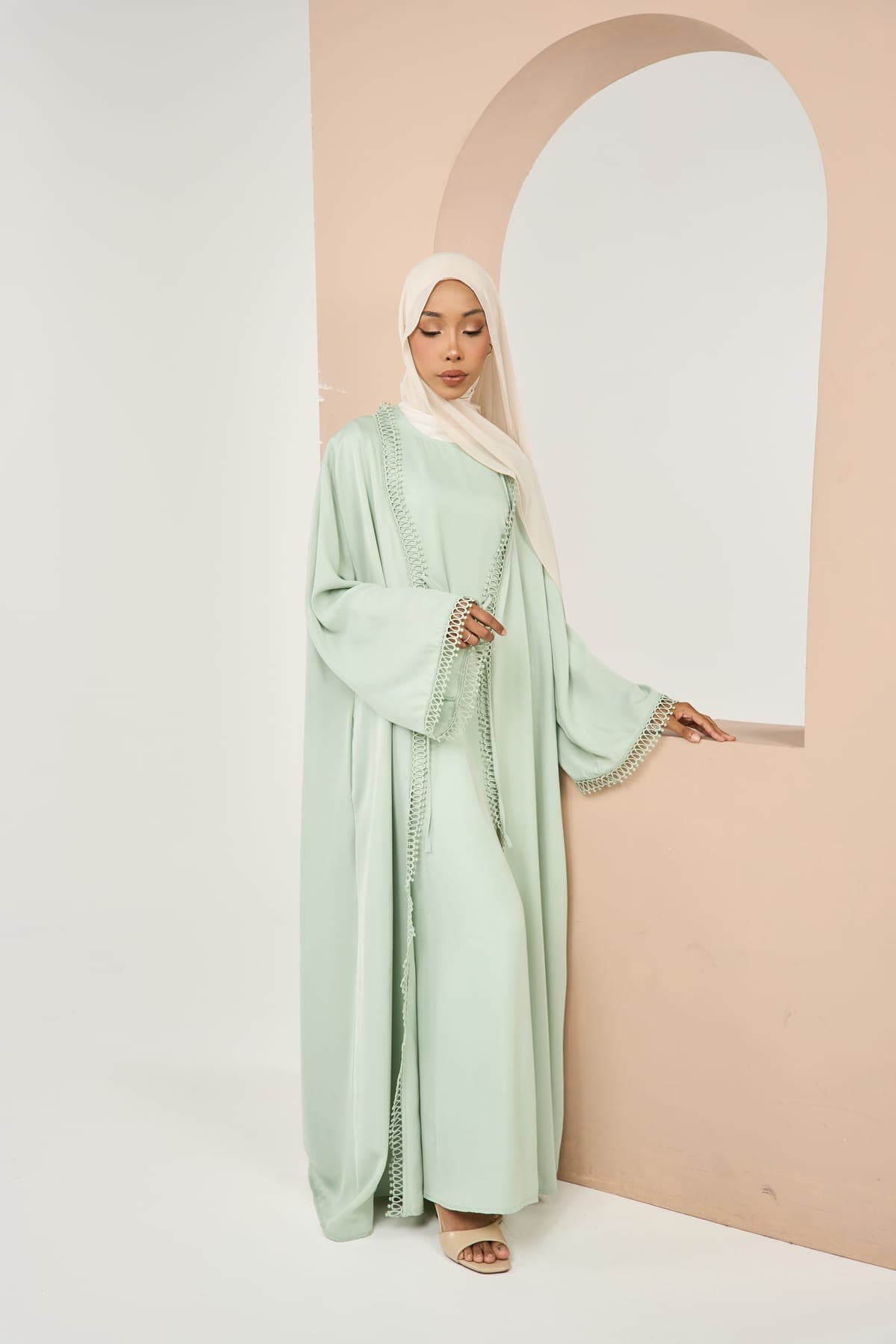Sage Green abaya