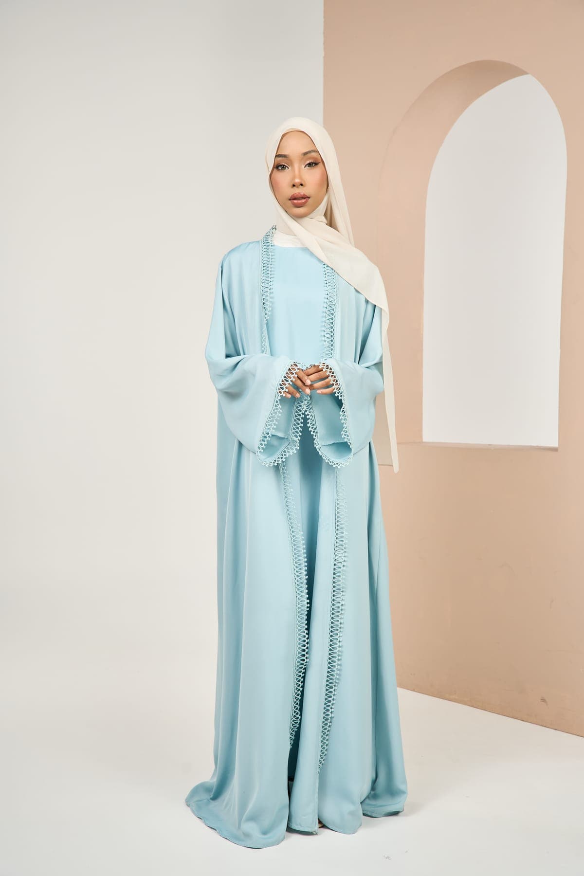 Sky Blue abaya